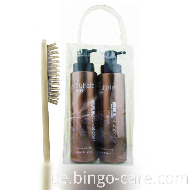 Professionelles Luxus natürliches Arganöl Haarcreme Shampoo Conditioner Geschenk-Haarpflegeprodukt-Set